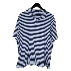 Polo Ralph Lauren Polo Shirt Short Sleeve Blue Striped